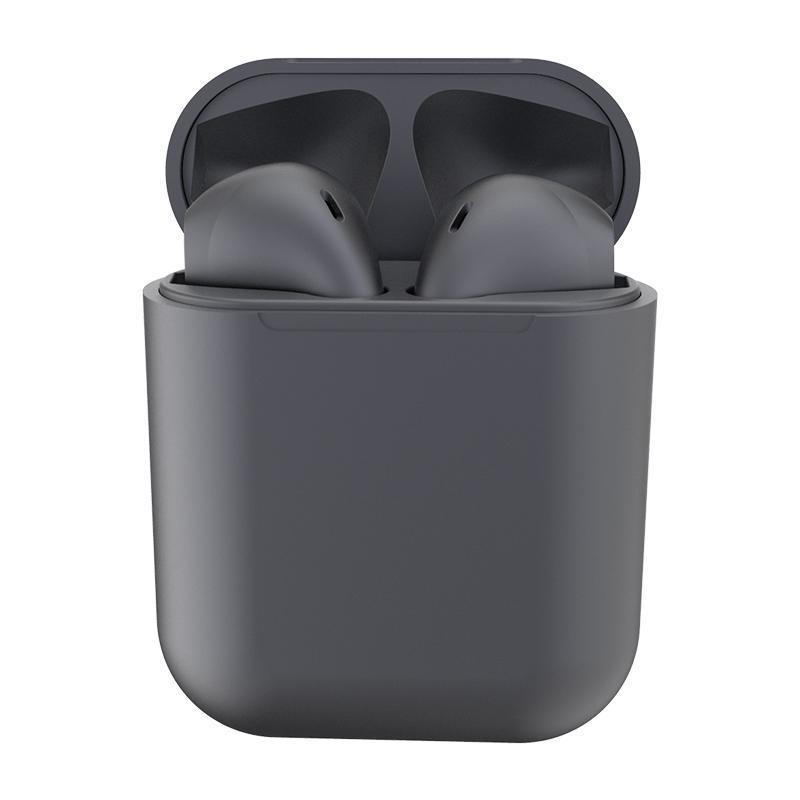 Бездротові навушники TWS i12 5.0  Bluetooth с магнітним кейсом, чорні