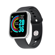 Смарт-годинник Smart Watch Y68 крокомір підрахунок калорій кольоровий екран, колір чорний
