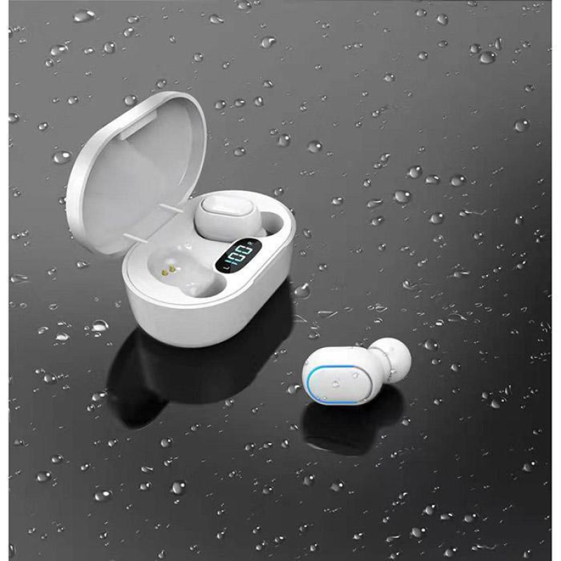 Бездротові вакуумні Bluetooth-навушники TWS E7S Білі