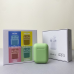 Бездротові навушники з мікрофоном Bluetooth навушники в кейсі inPods 12 зелені Soft Touch