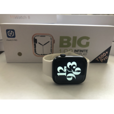 Розумний смарт-годинник Smart watch 8 series 44 мм Т500+ Pro/ Розумний годинник Т500+ Pro білий