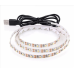 Світлодіодна LED-стрічка 3 м, з USB, колір теплий білий, 3000 К