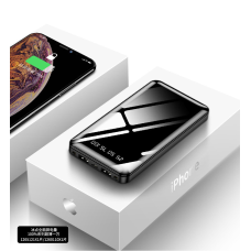 Повербанк 20000 mAч, 2USB, 1TYPE-C, 1 micro з ліхтариком чорний