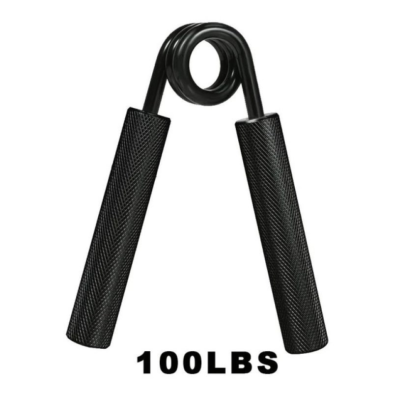 Еспандер кистьовий  45 кг (100LB) з накладками, чорний