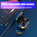 Бездротові bluetooth навушники E7S TWS, чорні