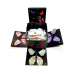 Коробочка сюрприз для подарунків із 4 летючими метеликами,колір чорний