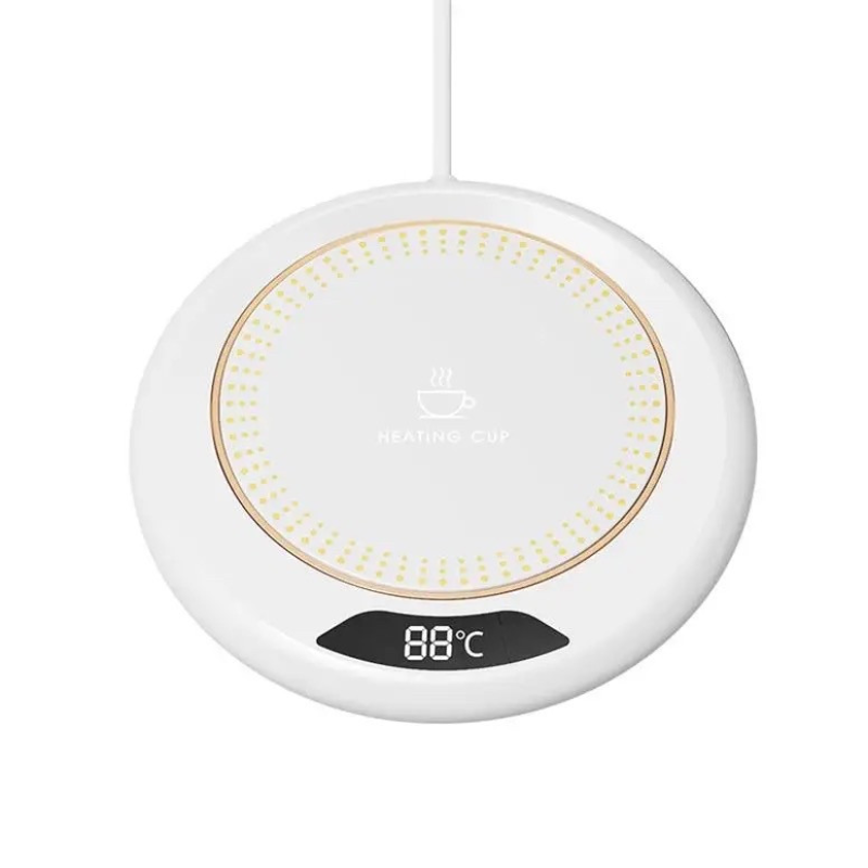 Підставка з підігрівом для чашки з usb, колір: білий