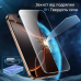 Захисне скло  для IPhone 14 (Full Glue 9H) Black, з рамкою для легкого встановлення